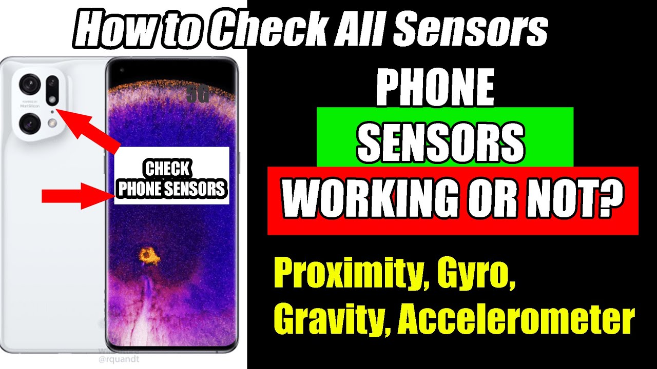How to Check Android Phone Sensors Working or Not | GYRO, PROXIMITY, GRAVITY, TOUCH Phone Full Test