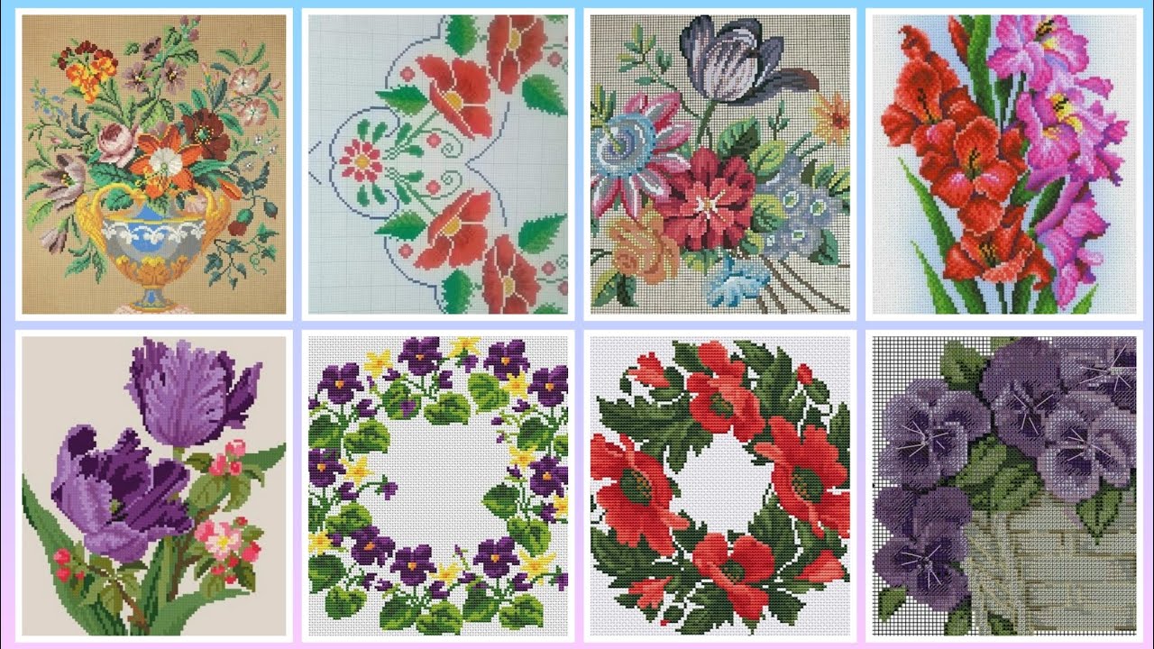 #1 Stunning & Elegant Cross stitch patterns/Charsuti Embroidery Design Ideas Hand made Embroidery
