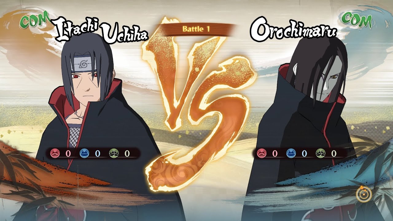 Itachi Uchiha vs Orochimaru — Naruto Shippuden Ultimate Ninja Storm 4