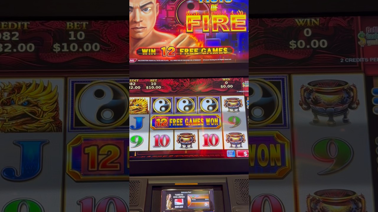 Функция многократного перезапуска в игре Fists of Fire должна принести нам $$$$. #слот #ласвегас ...