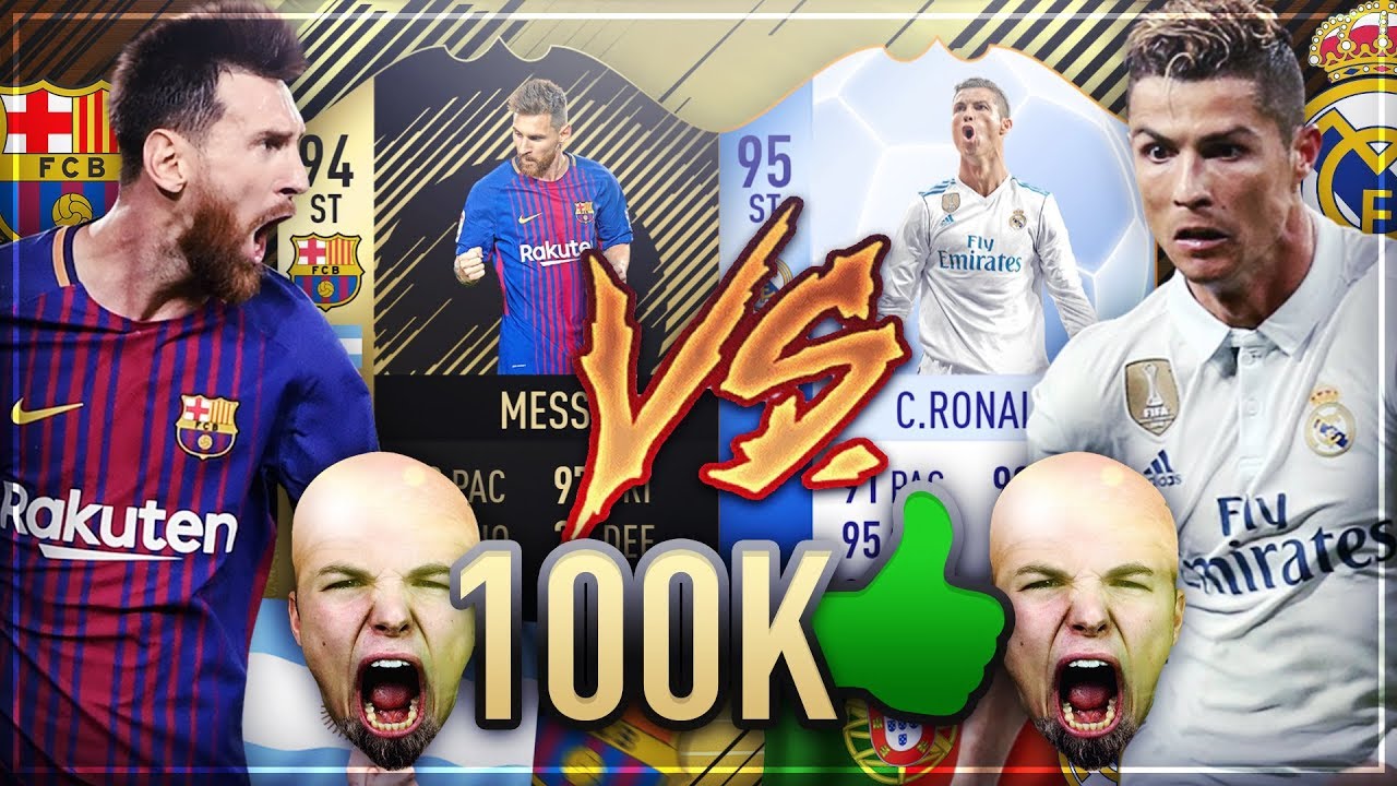 FIFA 18: RONALDO TOTGS vs MESSI IF Squad Builder Battle 🔥  Benji RASIERT GLATZE bei 100k Likes 😂