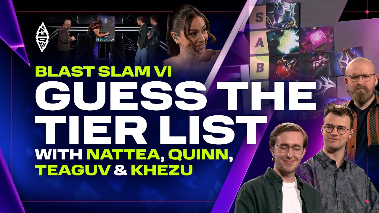 What the HECK is NatTea's Tier List?! 🤔 | BLAST Slam VI: Malta