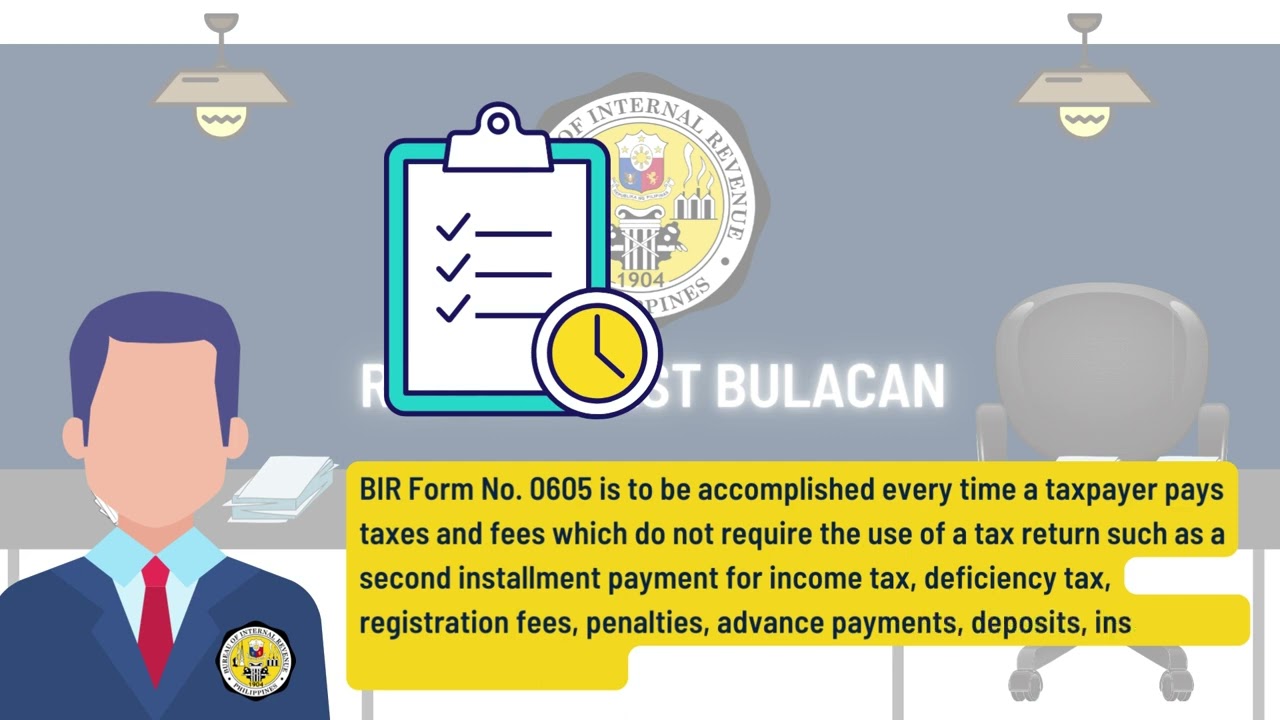 When to use BIR Form No. 0605?