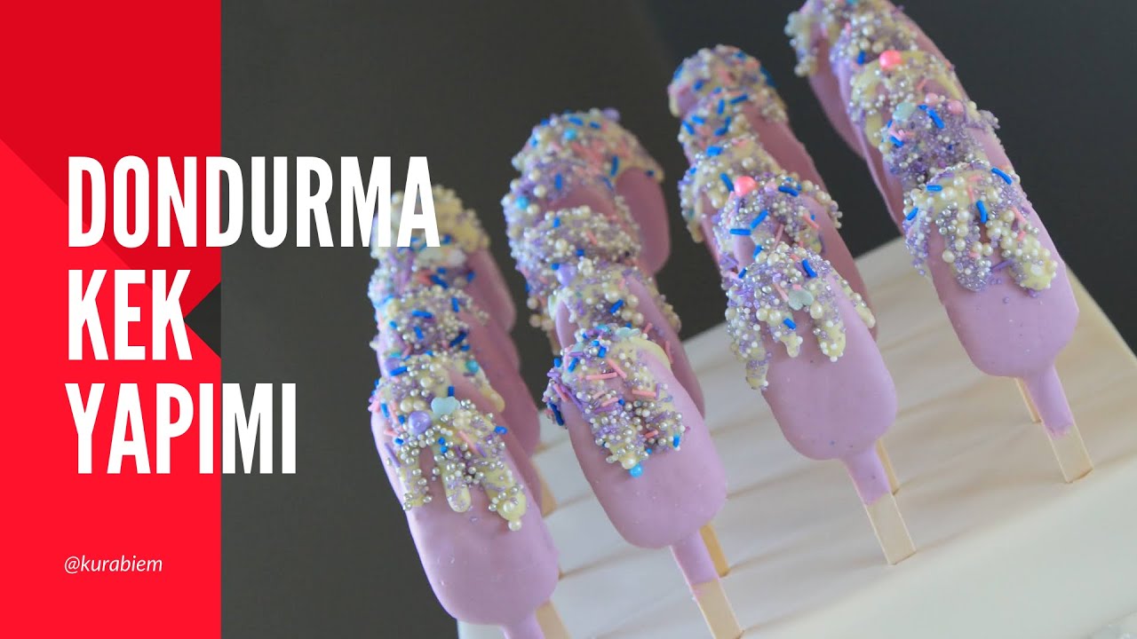 Çubukta Dondurma Yapımı 🍭 ( Cakesicle Yapımı )