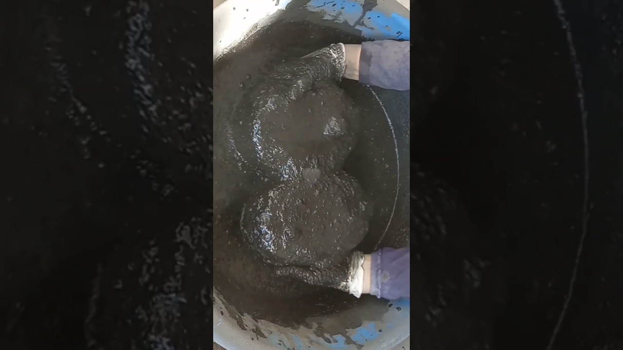 Dipping #asmrcrumble #shorts #yshorts #asmr #satisfying #cement #crispy #sand #earth