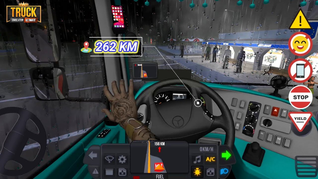 Truck Simulator : Ultimate l Rain Storm🌧️🫠🌌 l Zuuks l Mobile Gameplay l CAMGAME👽🎮