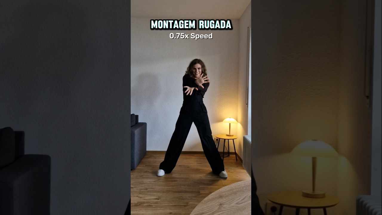 MONTAGEM RUGADA TikTok dance trend - Slow 0.75 Speed Tutorial #tiktokdance #montagemrugada #viral