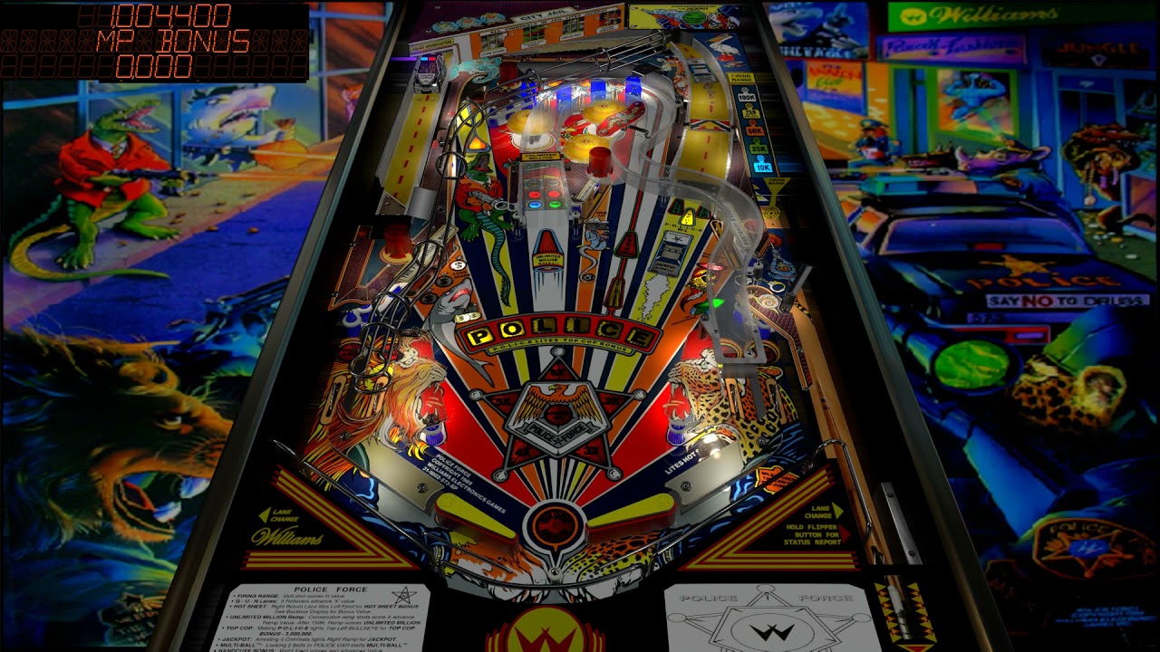 Police Force Pinball VPX