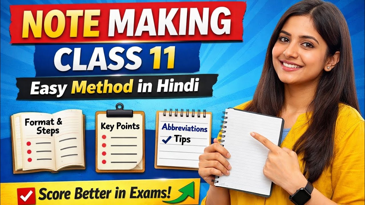 EASY NOTE MAKING|| IN CLASS 11 QUICK REVISION||