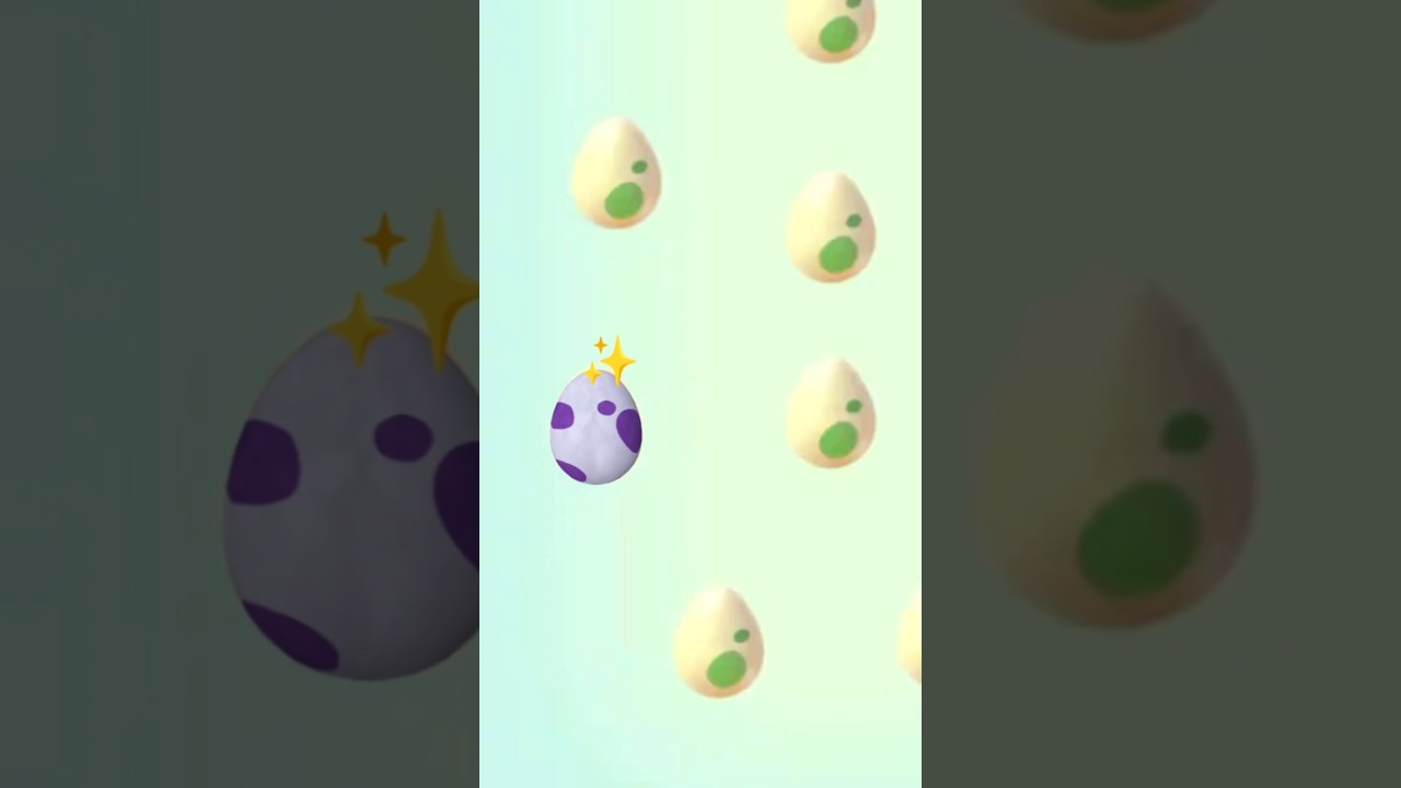 Shiny Egg Found in Pok&eacute;mon Go #shorts #shiny #eggs #hatch #pokemon #rare #ultragoo #lucky #game