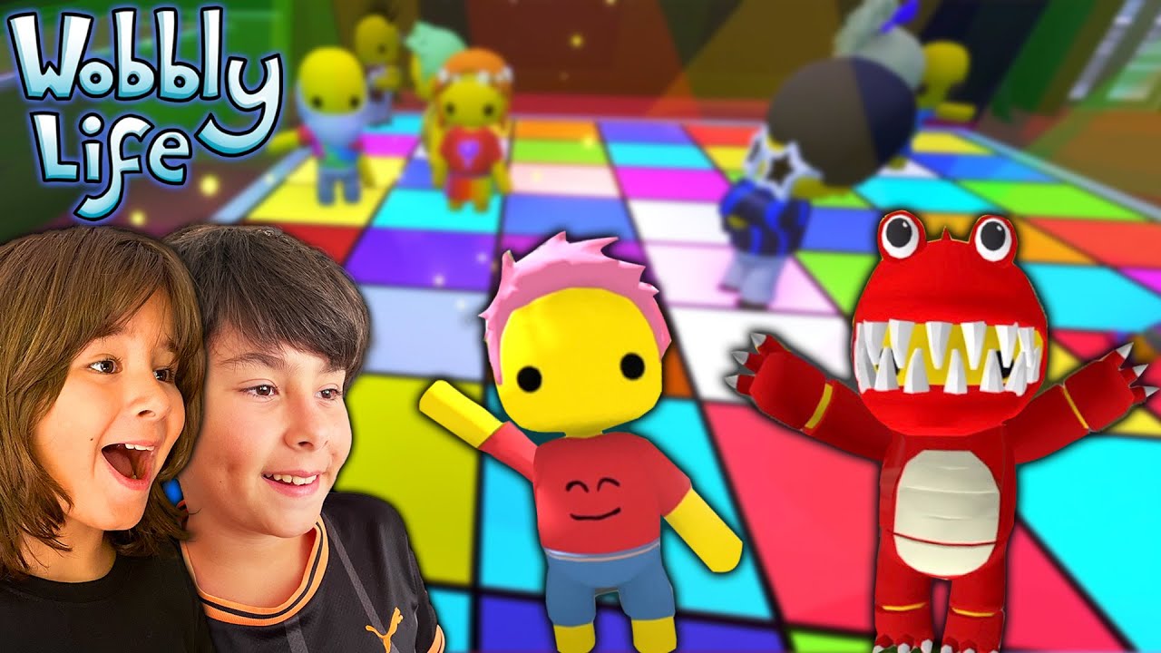 Vamos al CONCURSO de Baile en la DISCO en WOBBLY LIFE!!
