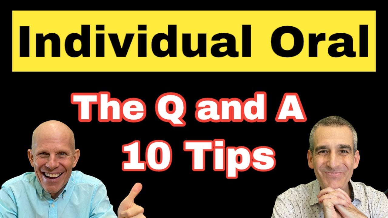 IB ENGLISH A: 10 Tips for the Individual Oral Q and A