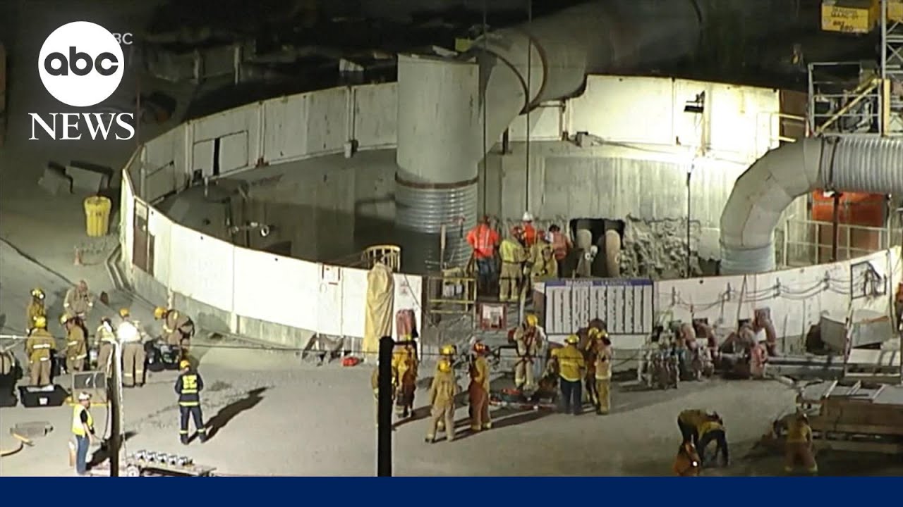 At least 31 workers rescued after tunnel collapse in Los Angeles: LAFD