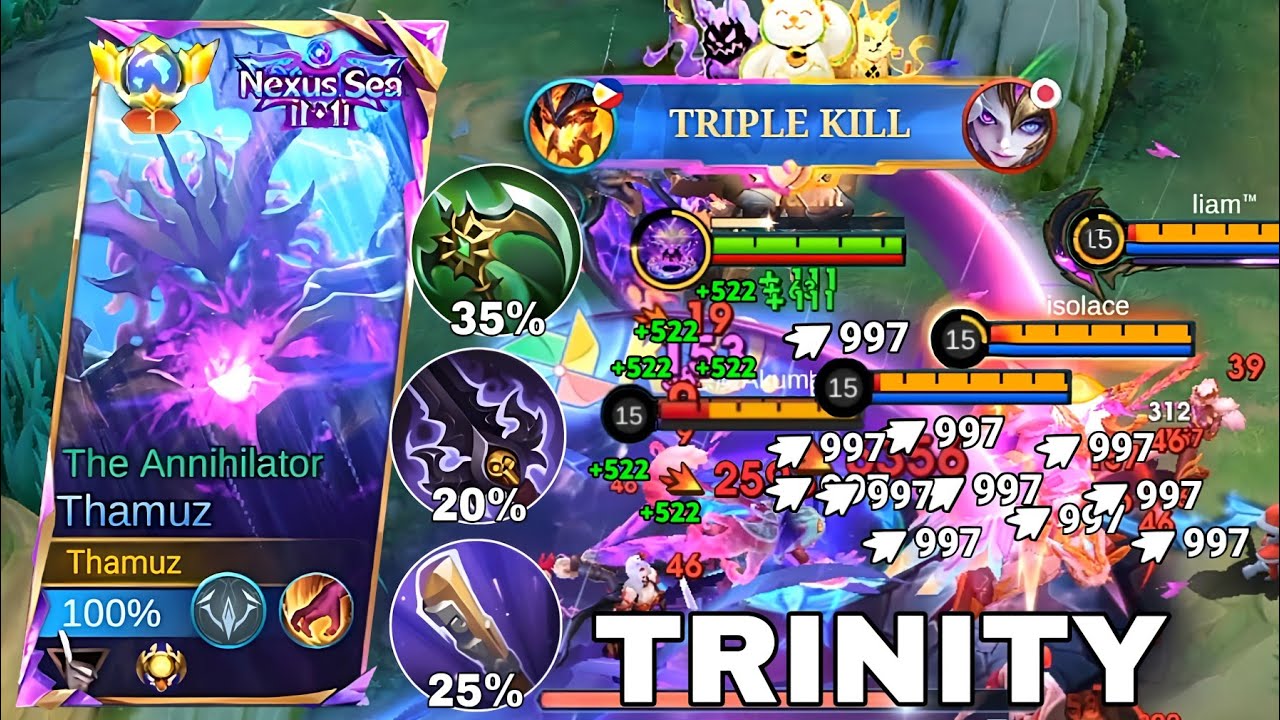 Сборка Thamuz Trinity настолько отвратительна! 100% автоматическое удаление всех героев джунглей ...