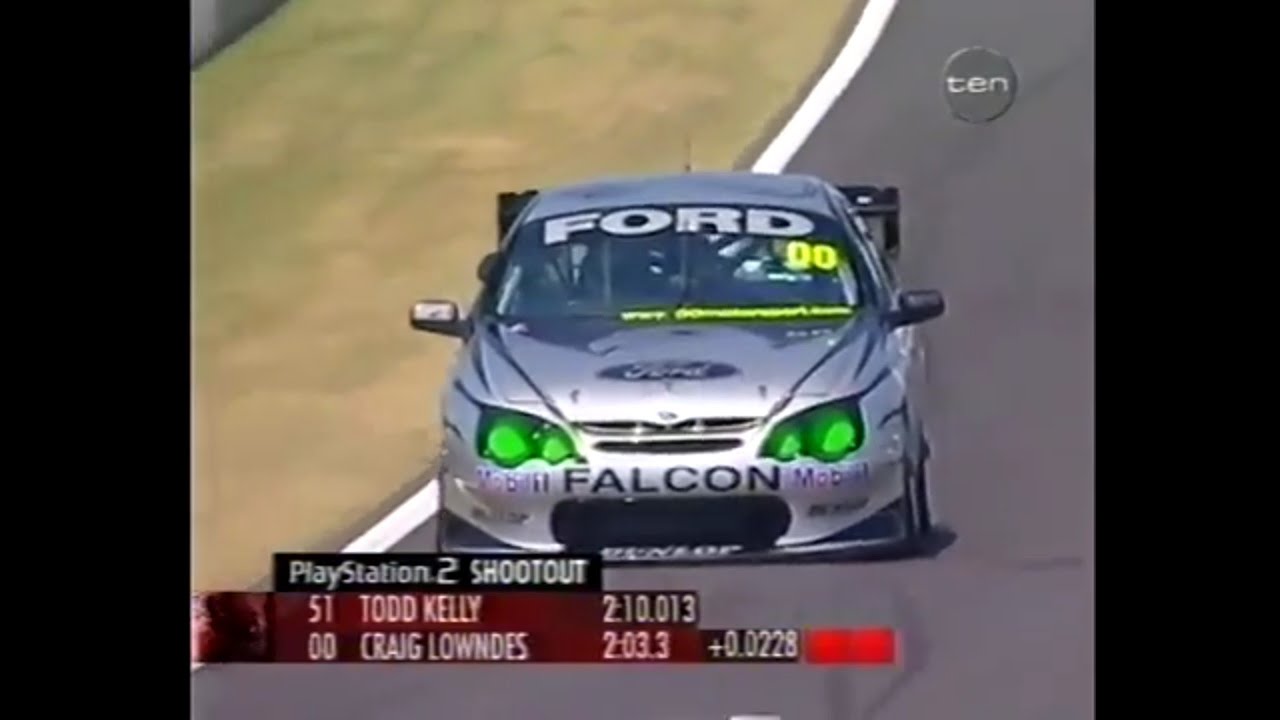 Craig Lowndes 2002 Bathurst 1000 shootout lap