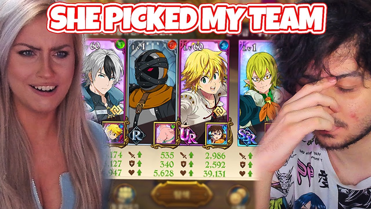 I let her PICK my PvP team... | Seven Deadly Sins: Grand Cross