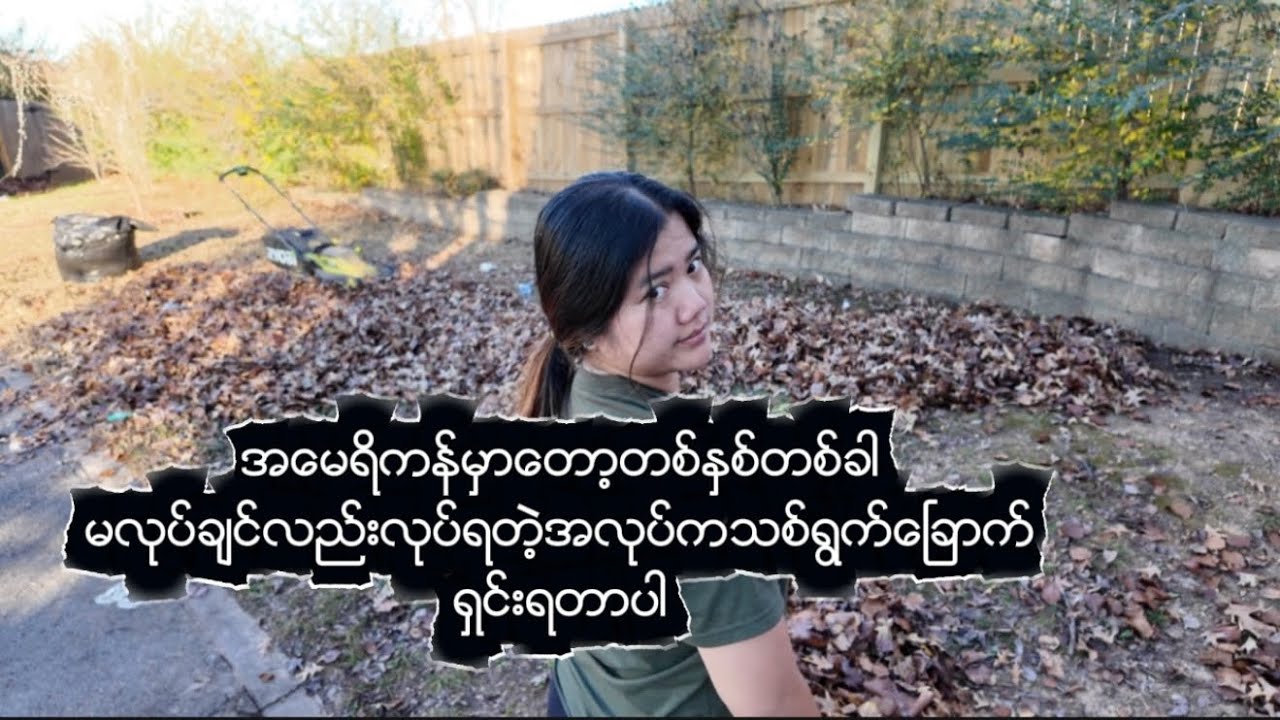 USAမှာတော့တစ်နှစ်တစ်ခါမလုပ်ချင်လည်းလုပ်ရတဲ့အလုပ်ပါ။