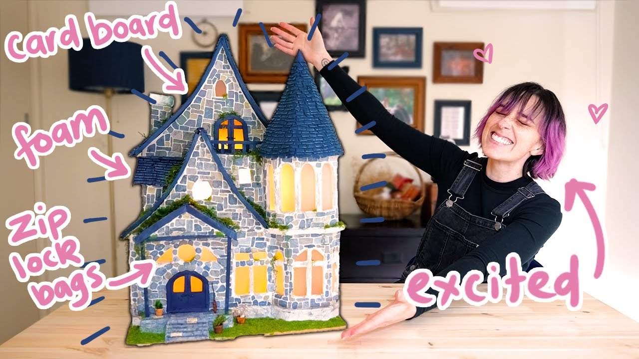 I Spent 16 Days Building a Miniature Fantasy House Lamp