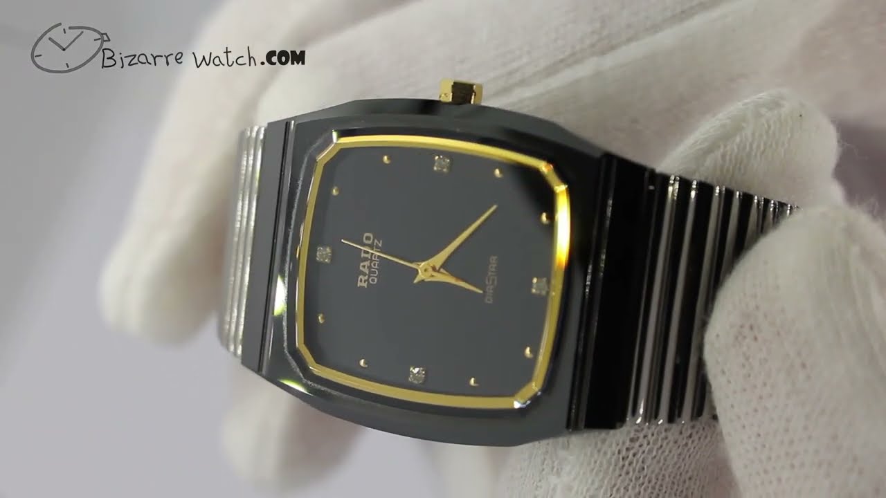 Scratchproof Vintage Rado Diastar 132.9504.3 Gunmetal Black New Battery