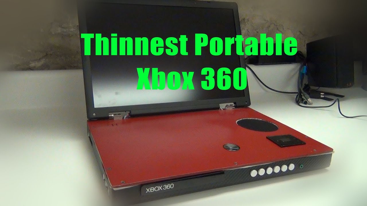 THINNEST XBOX LAPTOP (Portable Xbox 360) by Dr Lokey