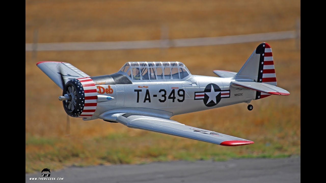 The RC Geek's E-Flite 1.5m AT-6 Texan Flight at Wingmasters SD