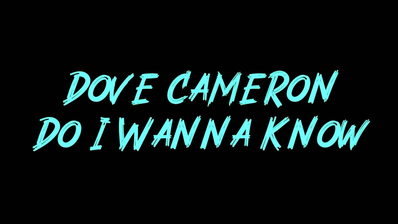 Dove Cameron - Do I Wanna Know Instrumental