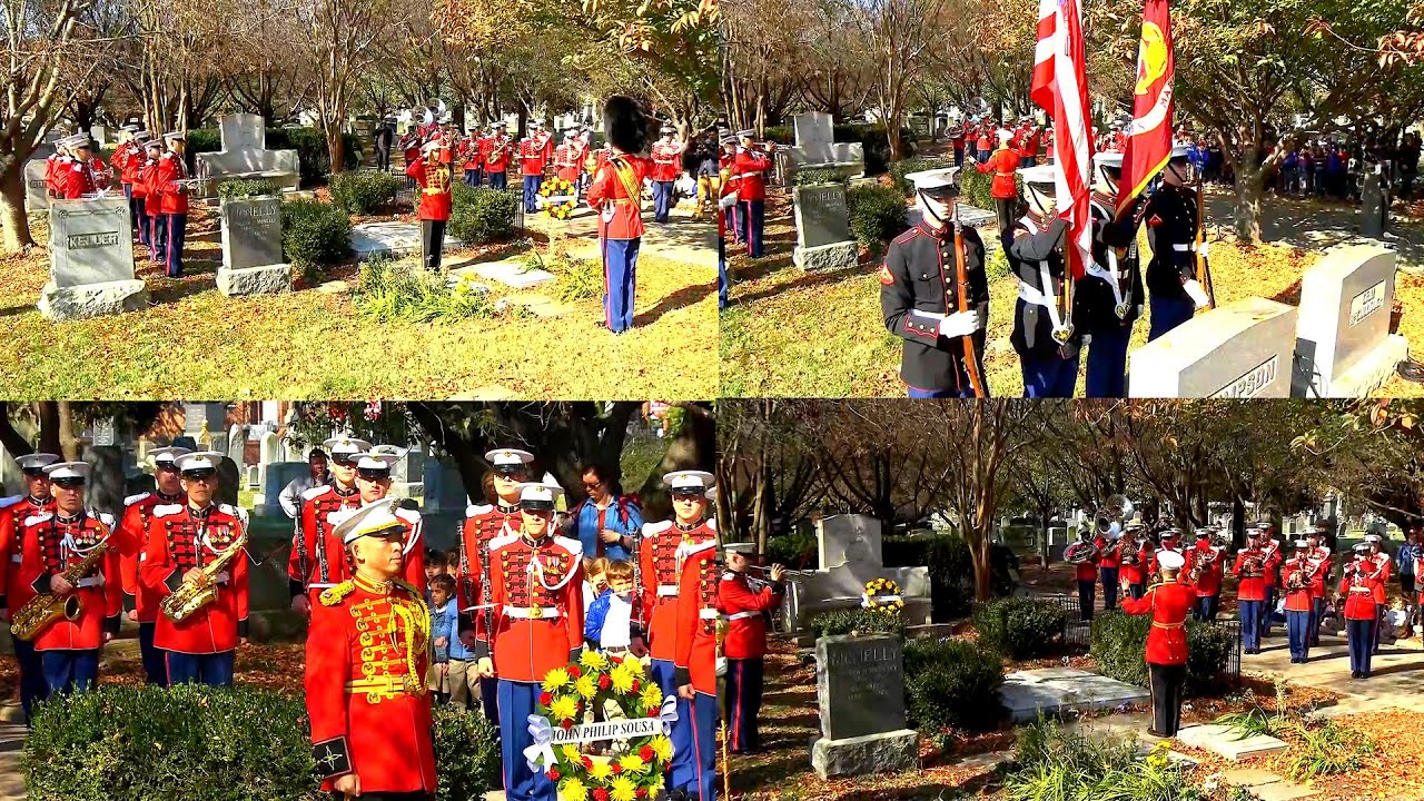 President's Own Marine Band: Honoring John Philip Sousa's 169th Birthday at Congressional Cemetery