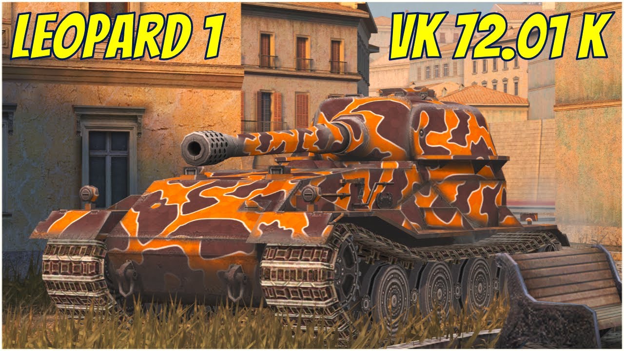 VK 72.01 K & Leopard 1 ● WoT Blitz