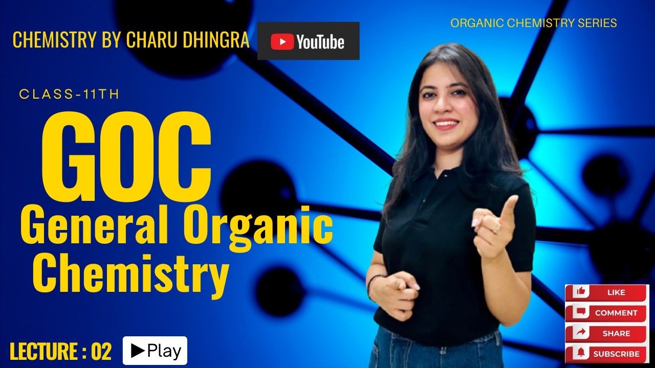 General Organic Chemistry(GOC)| Inductive effect|CLASS 11th Chemistry