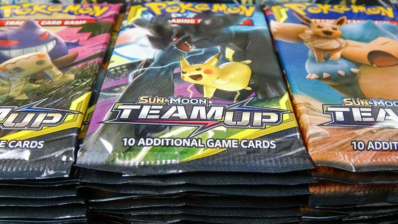 1,000 Team Up Booster Pack Opening! AND BOX GIVEAWAY! Pokemon TCG