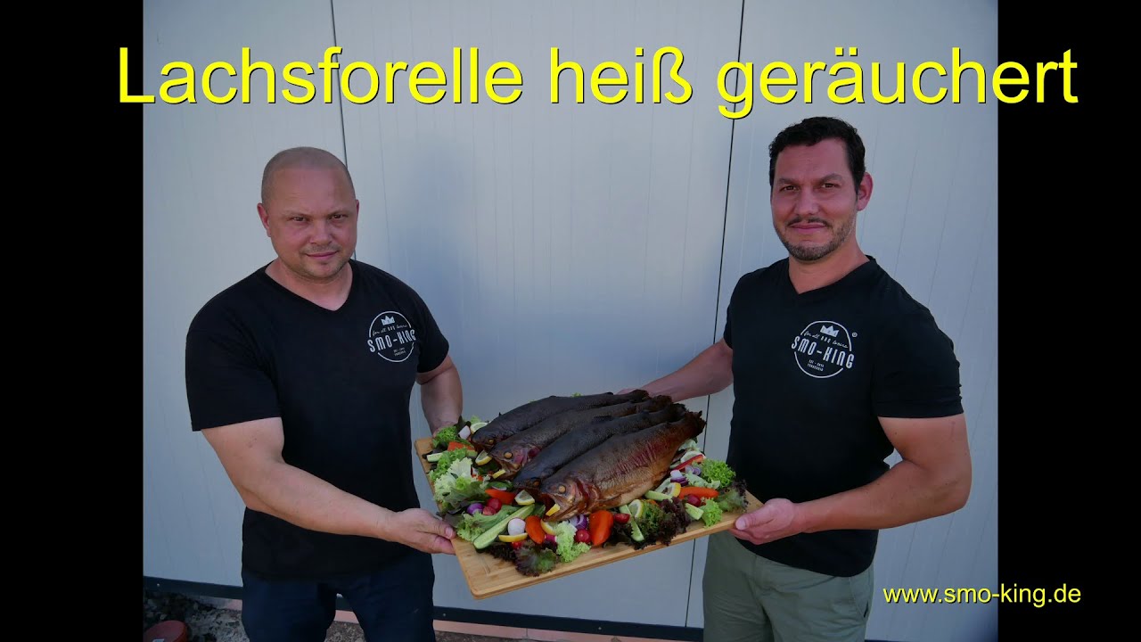 Lachsforelle heiß räuchern mit dem Smo-King Kaltrauchgenerator