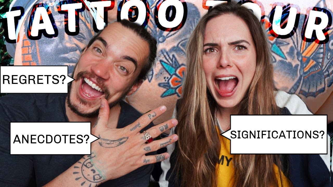TATTOO TOUR + Je surprends mon copain avec un NOUVEAU tatouage!