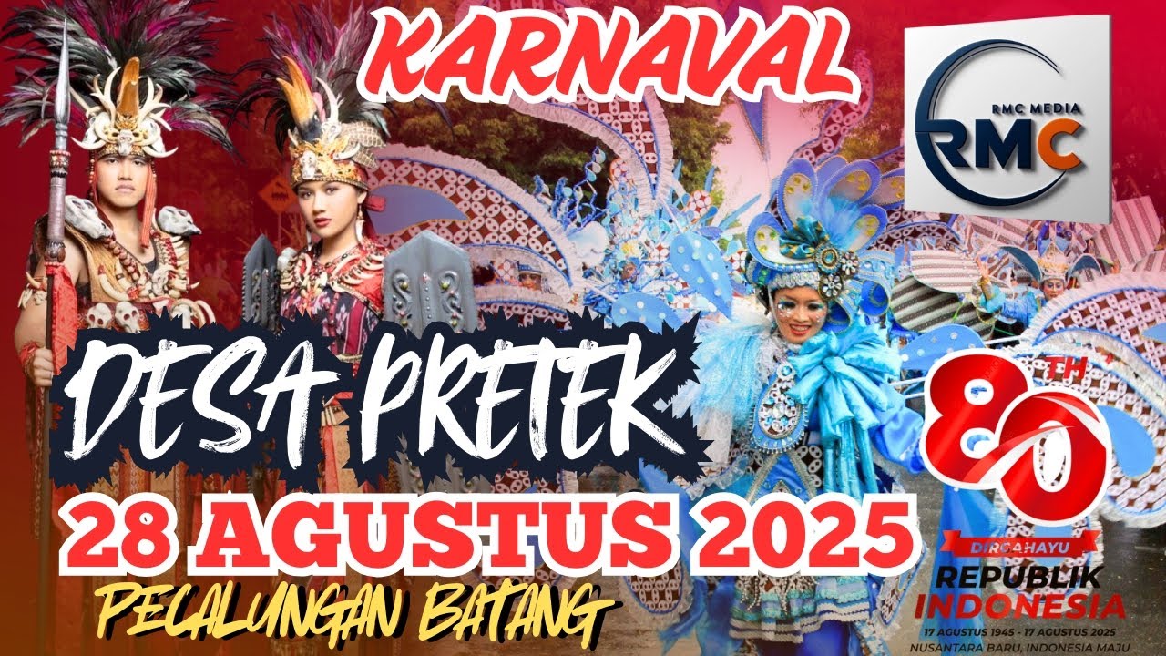 LIVE KARNAVAL DESA PRETEK 28 AGUSTUS 2025 || "Merajut Budaya, Merangkai Persatuan"