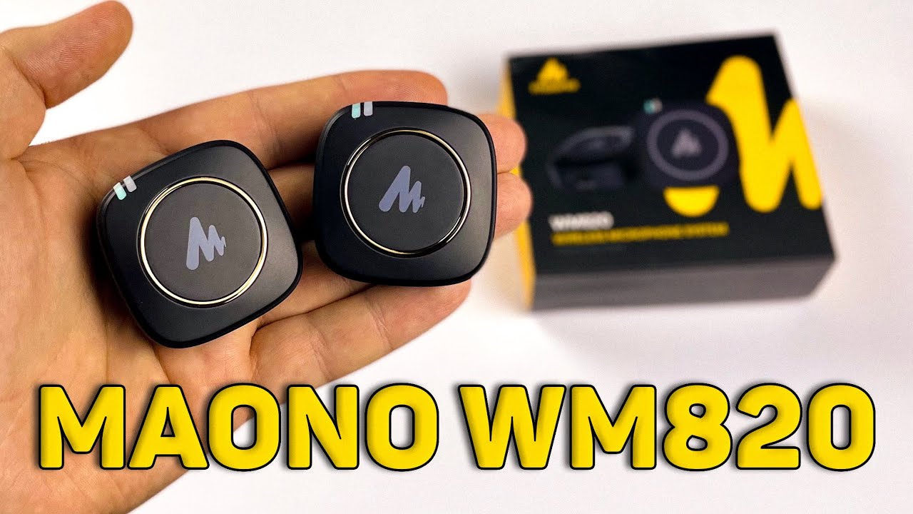 Обзор нового бюджетного беспроводного микрофона Maono WM820 | Тест звука и дальность работы