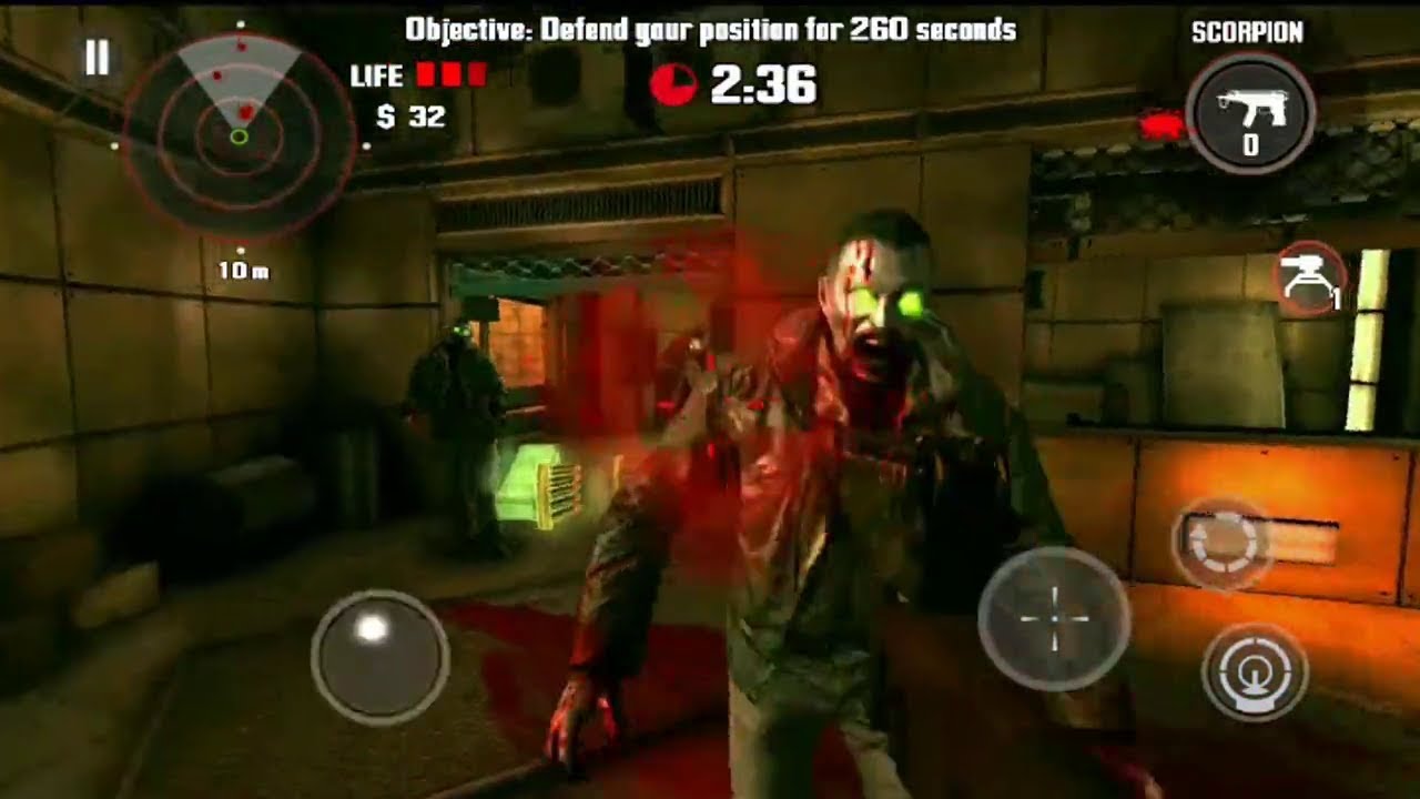 Dead trigger Offline  Zombie Shooter Android Gameplay #1