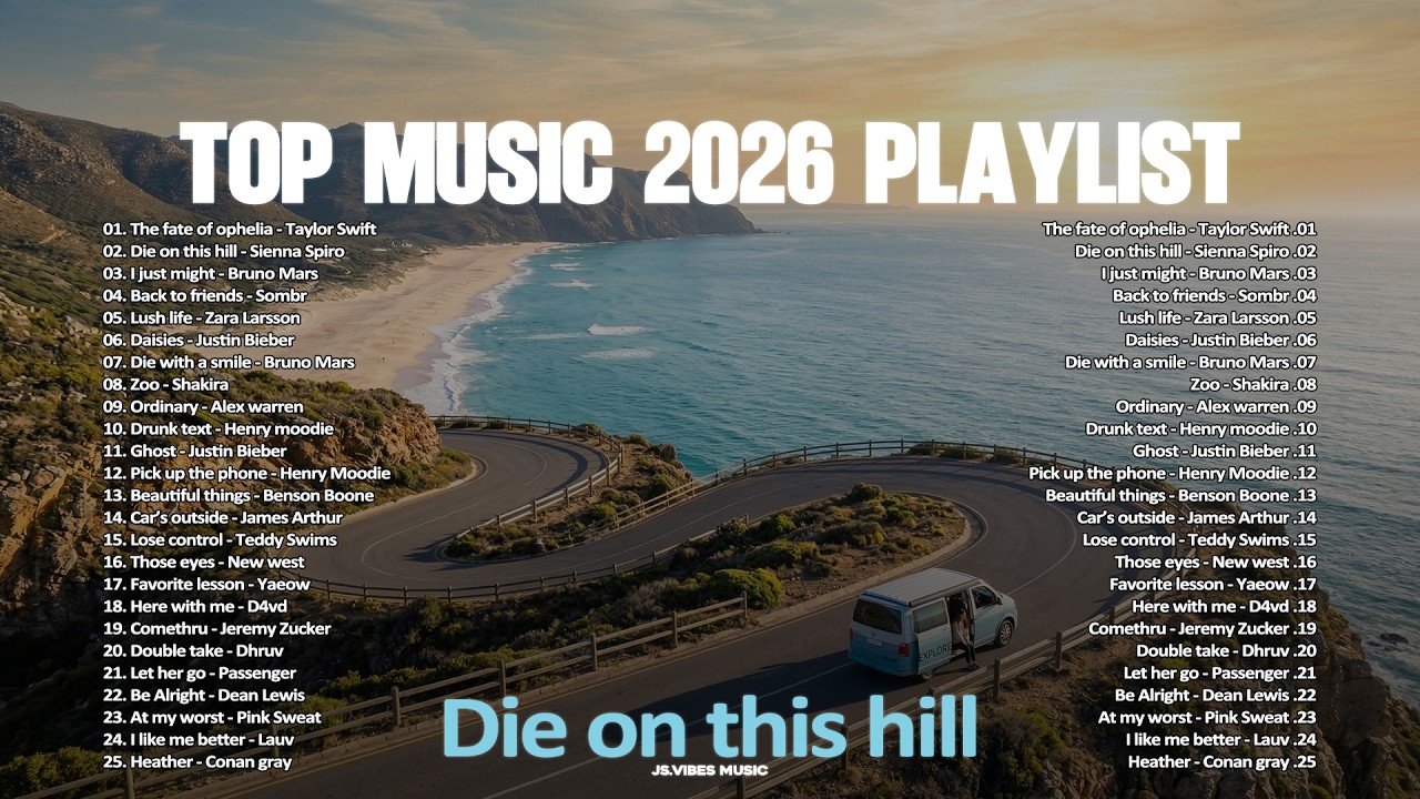 Top Music Playlist 2026 -- Healing English Songs || Best Trending Spotify 2026 ~ Bruno Mars, Shakira