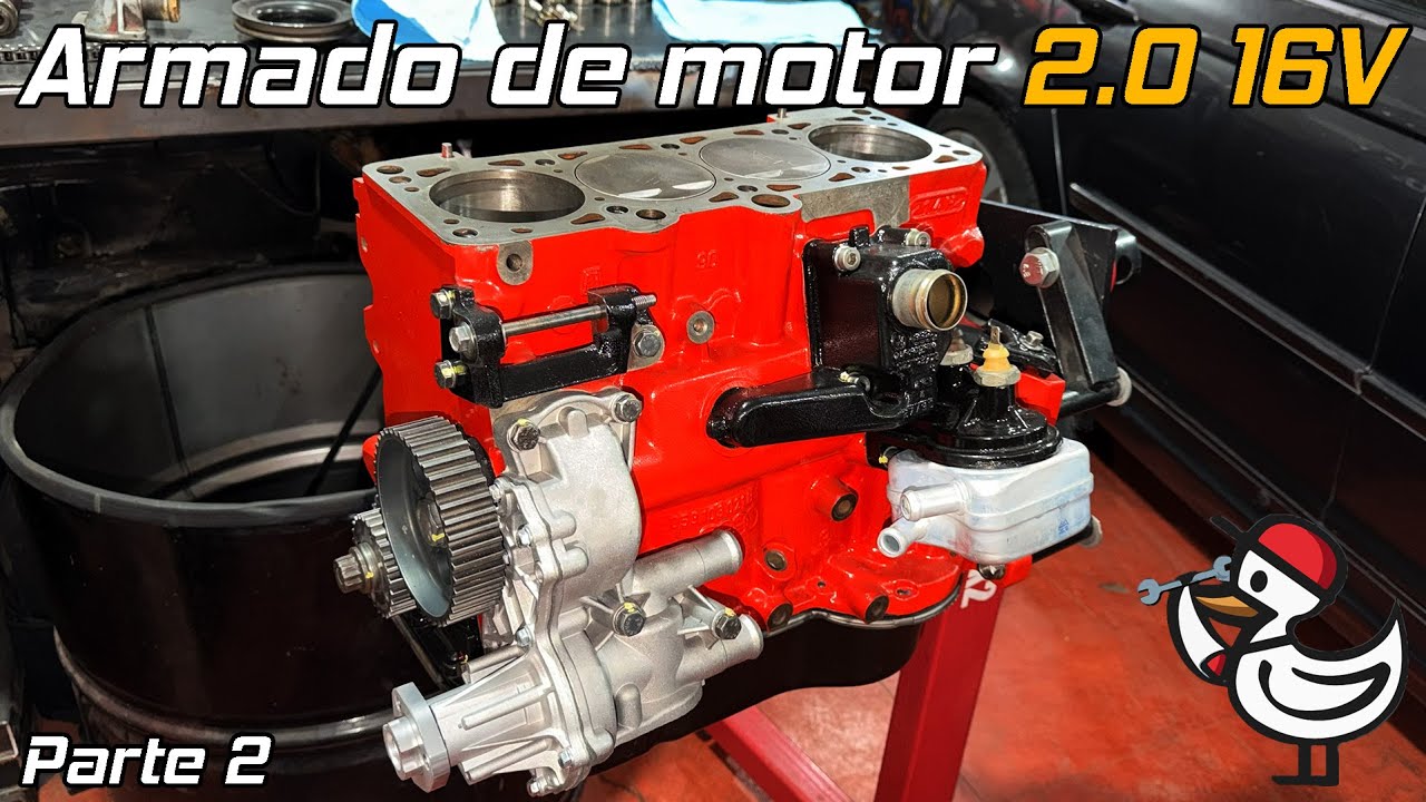 Armado de motor 2.0L 16V 9A Volkswagen, parte 2 (Accesorios)