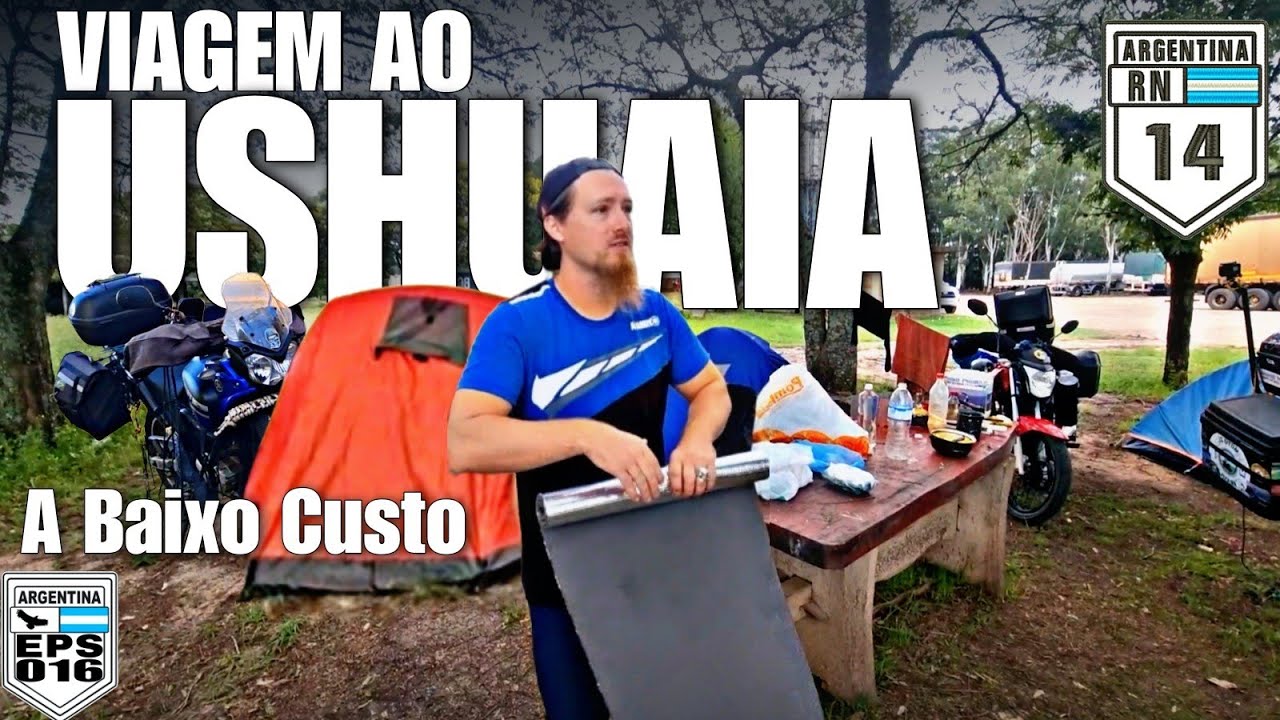Ep_16 Viagem de Moto ao USHUAIA a Baixo Custo Ruta 14 Viagem de Moto Para ARGENTINA no Inverno