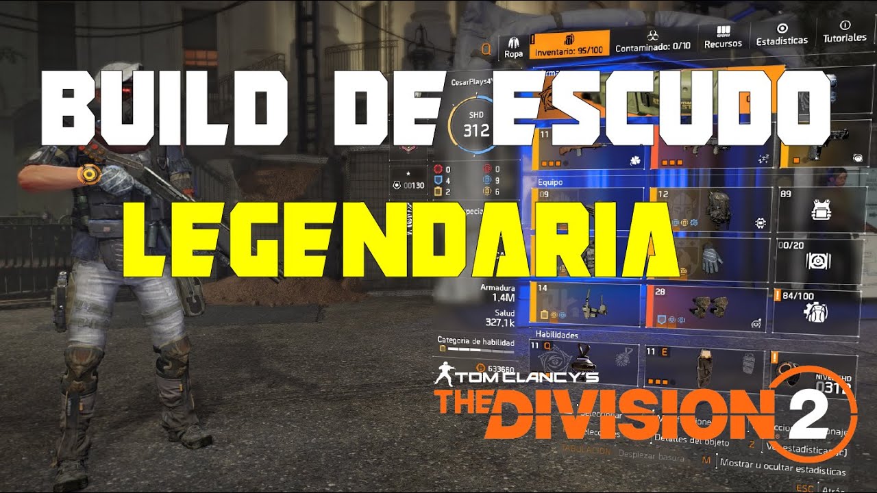 The Division 2 | BUILD DE ESCUDO LEGENDARIA