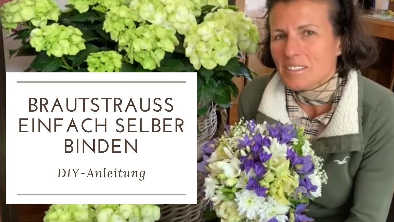 BINDE DEINEN BRAUTSTRAUSS EINFACH SELBER! Dekotipp Hochzeit Tutorial Floristik-Anleitung