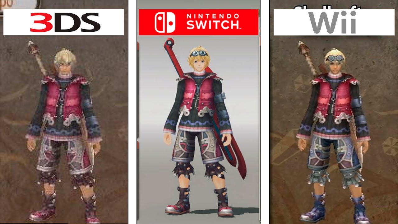 Xenoblade Chronicles | Switch - 3DS - Wii | Trailer 2020 Graphics Comparison