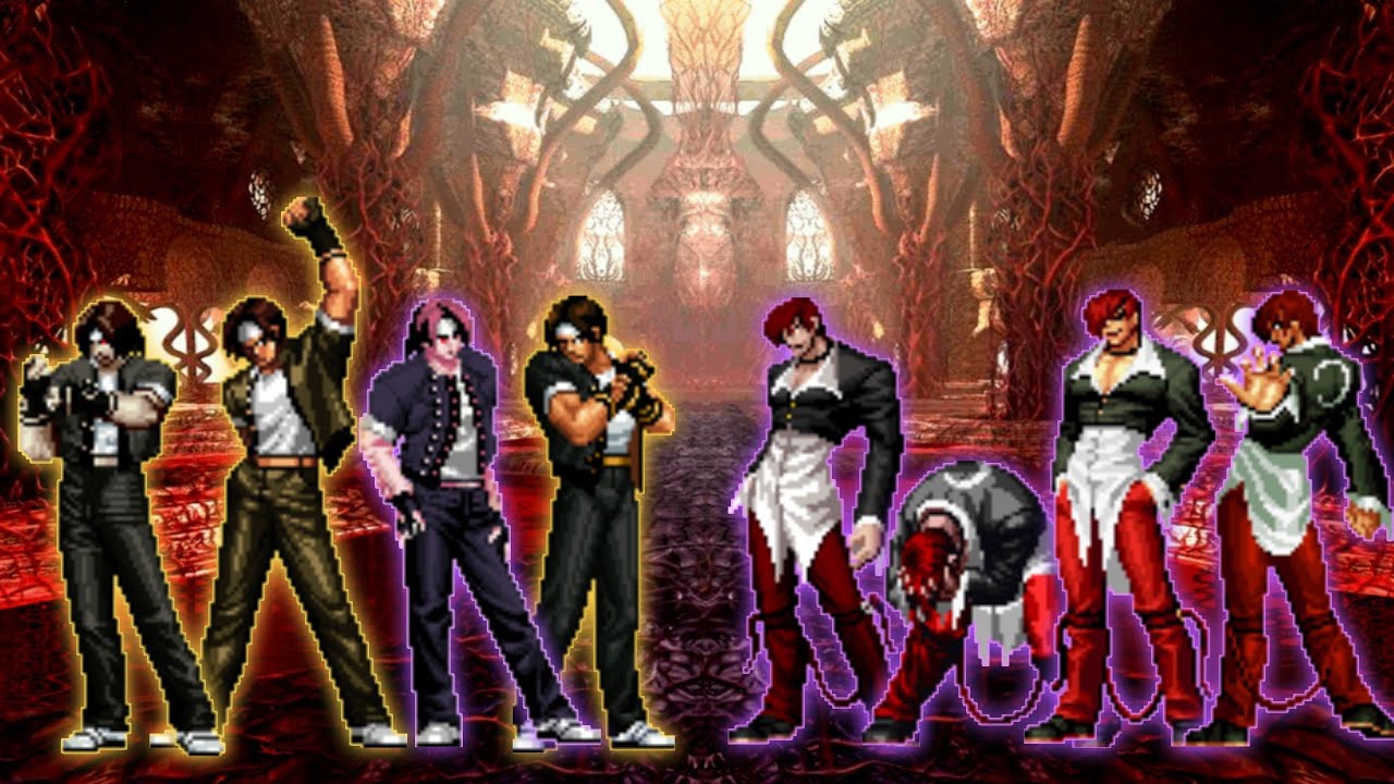 Kyo Kusanagi Classic Team VS. Iori Yagami Classic Team [KOF Mugen]