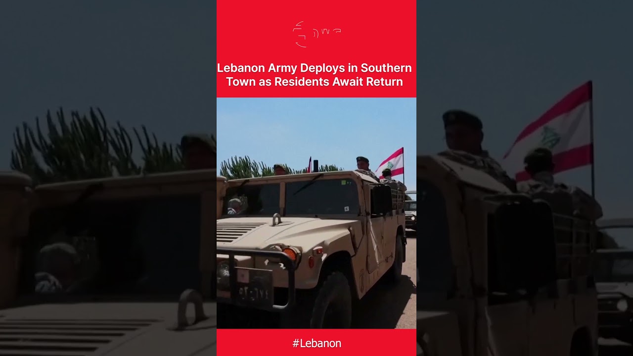 Southern Lebanon Sees First Military Handover After Israel Pullback | DWS News | AH1C
