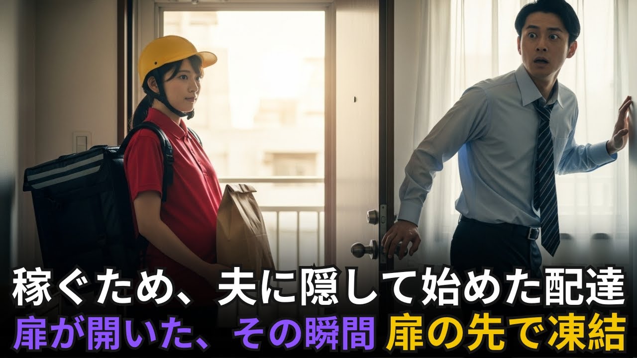 夫に隠して始めた配達の仕事…その家の扉を開けた瞬間、全てが止まった