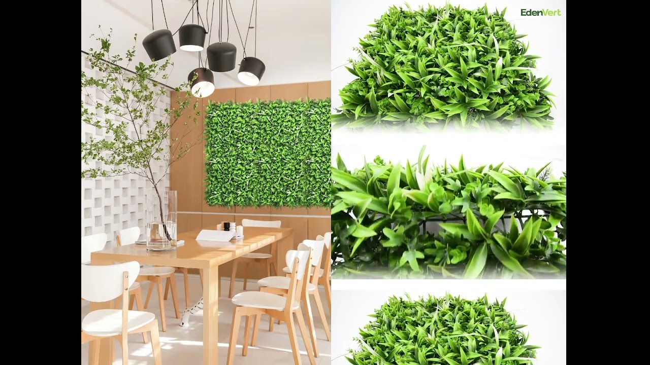 Artificial Green Plant Wall Panels  | Vertical Garden