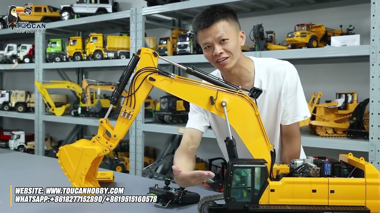 NEW RELEASE 1/14 395 HYDRAULIC EXCAVATOR with PL18EV Lite Controller
