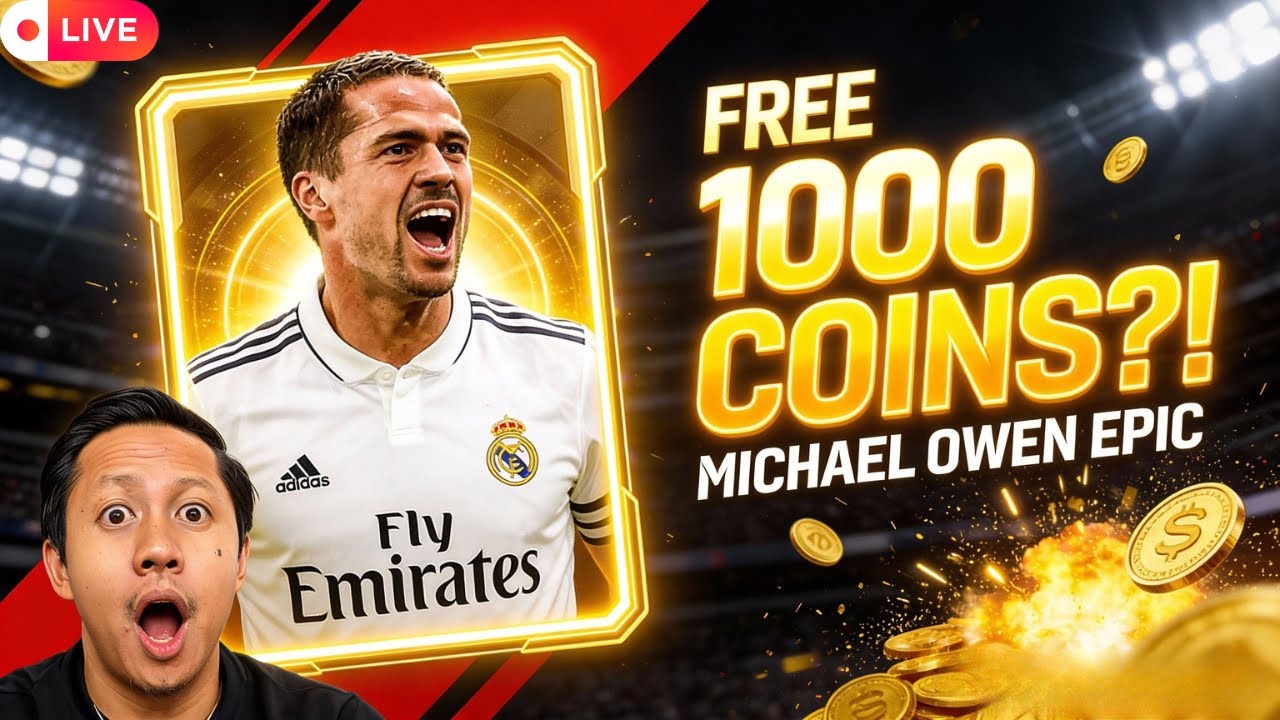 🔴 LIVE | GOLDEN GOAL ONLY 😱 FREE 1000 COINS?! | 950M Downloads eFootball Event