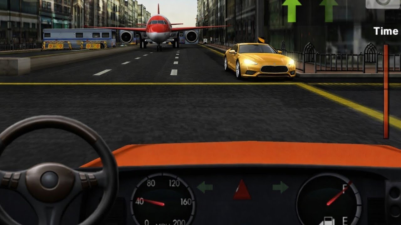 New update Golden Car vs Red Plane! DR Driving Action!