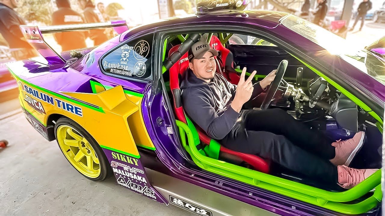 ANDEI NO CARRO DA FORMULA DRIFT DO MEU AMIGO 😈