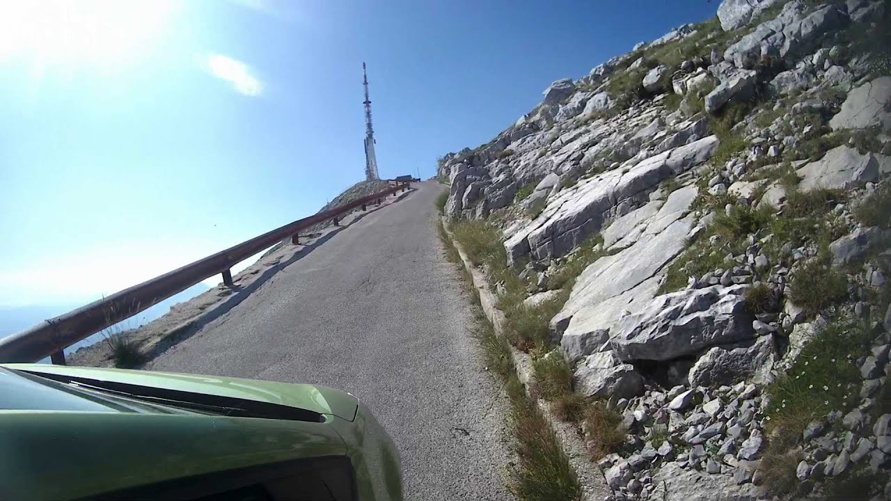 Biokovska cesta - driving beyond Skywalk to Sveti Jure